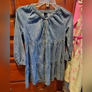 HOST PICK! GAP Girls Denim Blue Tunic Top Or Dress, Medium